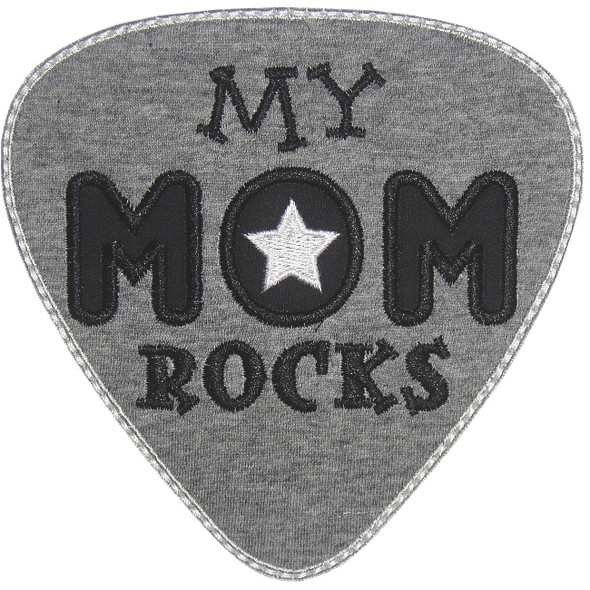 My Mom Rocks Machine Embroidery Design