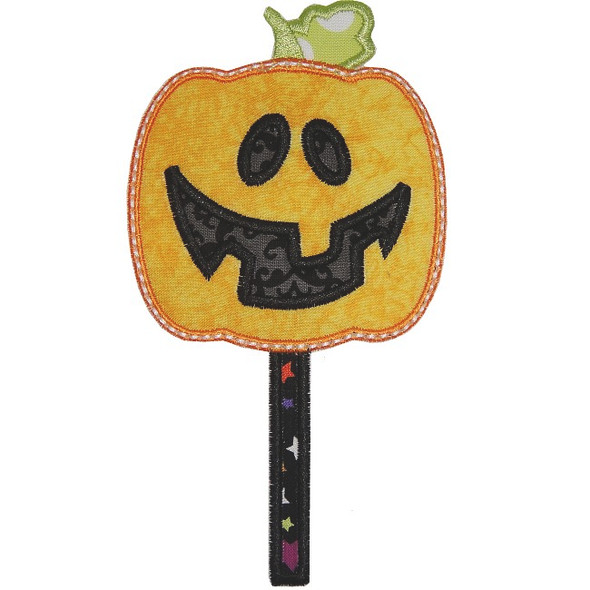 Jack O Lantern Lollipop Machine Embroidery Design