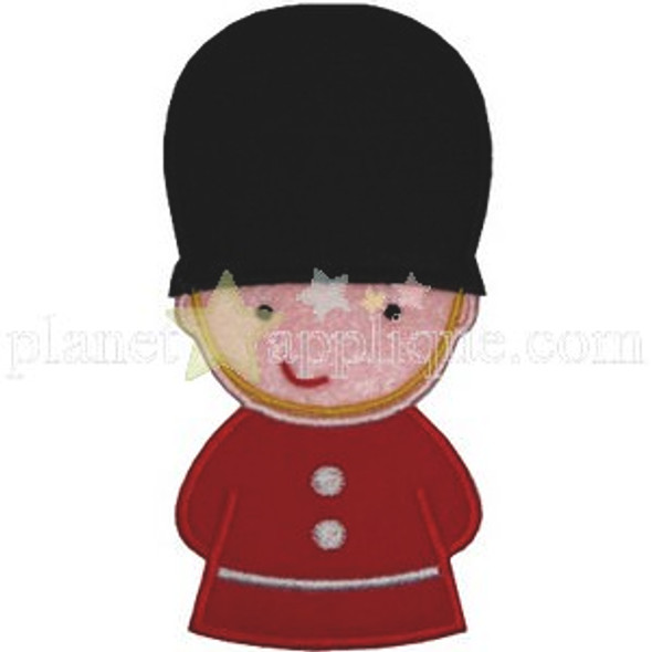 Buckingham Guard Machine Embroidery Design