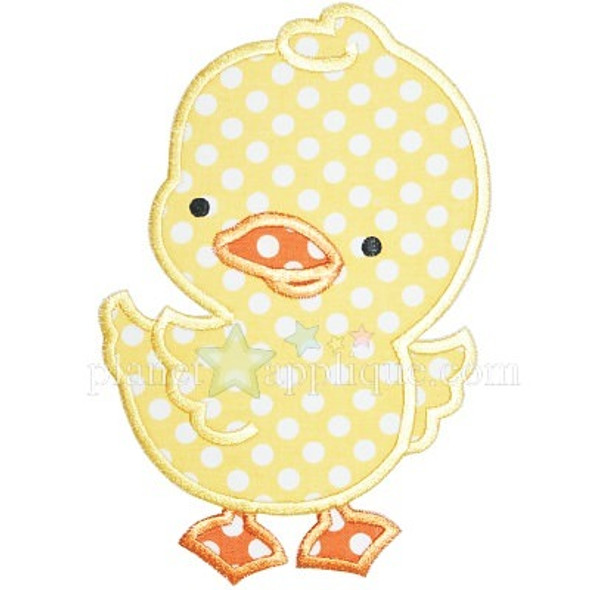 Cute Chick Applique Machine Embroidery Design