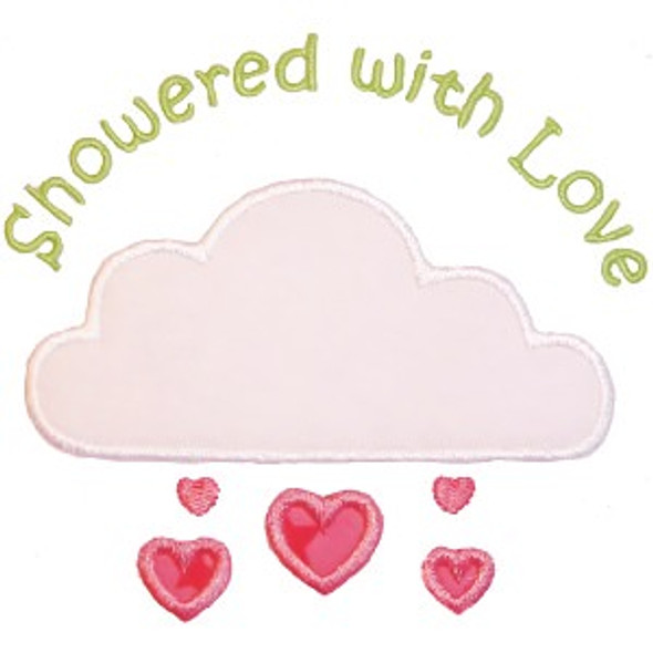 Showered With Love Machine Embroidery Design