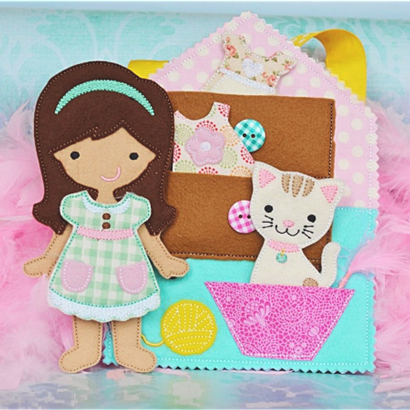 In The Hoop Doll Maggie Machine Embroidery Design