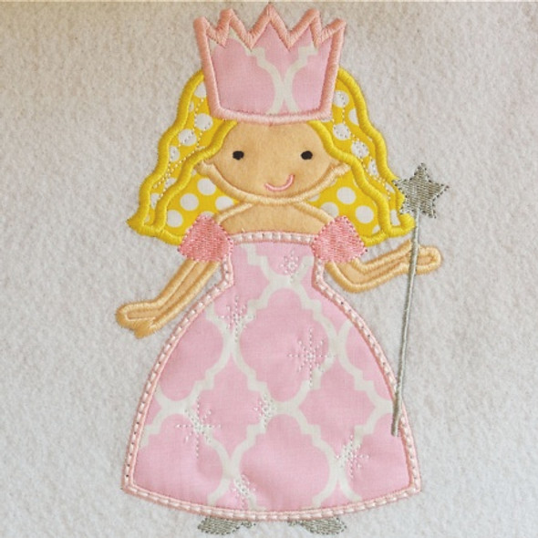 Glenda the Good Witch Applique Machine Embroidery Design