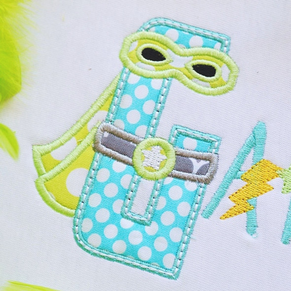 Super Hero 2 Alpha Machine Embroidery Design