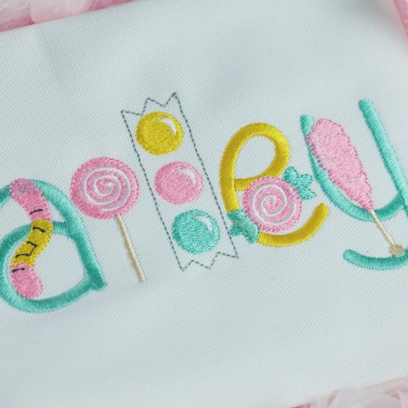 Sweet Tooth Font Machine Embroidery Design