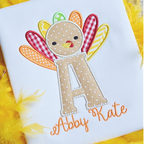 Turkey 3 Alphabet Machine Embroidery Design