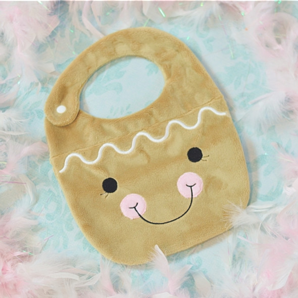 ITH Gingerbread Baby Bib Machine Embroidery Design