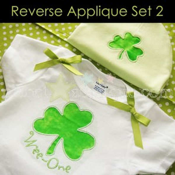 Reverse Applique Set 2 Machine Embroidery Design