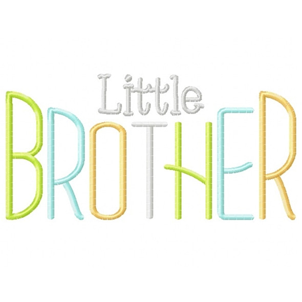 Simple Brother Set Machine Embroidery Design