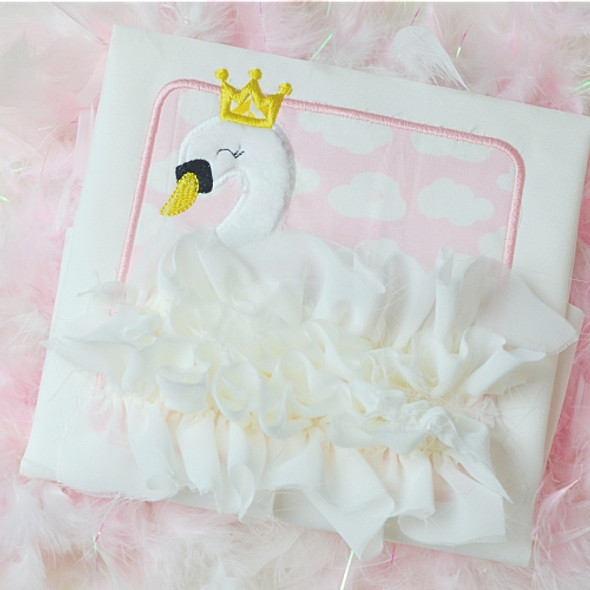 Swan Patch Applique Machine Embroidery Design