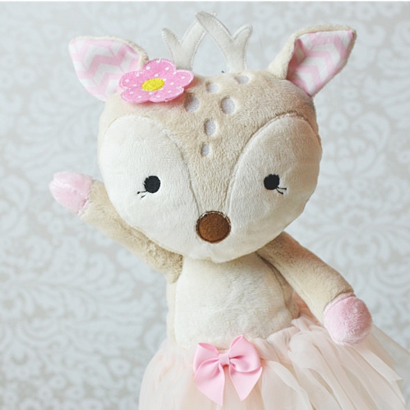 In the Hoop Fawn Deer Woodland Plushie Machine Embroidery Design