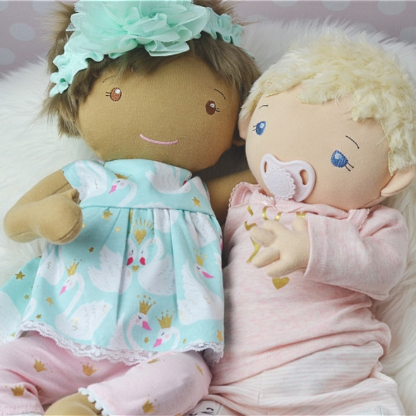 In the Hoop Baby Doll Juno Machine Embroidery Design Instant Download