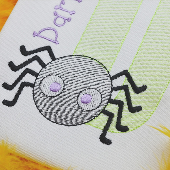 Creepy Critters Sketch Alpha Embroidery Design Font