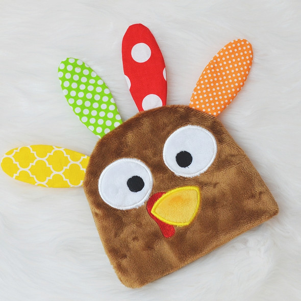 In the Hoop Turkey Beanie Machine Embroidery Design