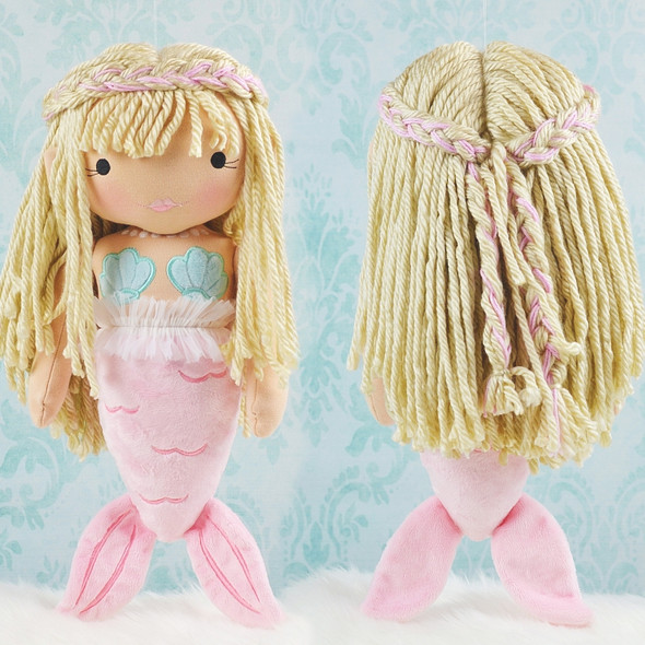 In the Hoop Mermaid Mia Doll Machine Embroidery Design