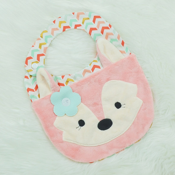 In the Hoop Fox Bib Machine Embroidery Design