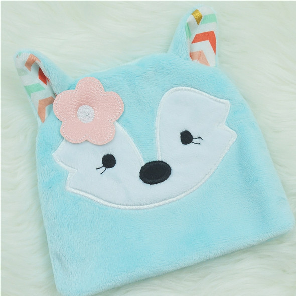 In the Hoop Fox Beanie Machine Embroidery Design