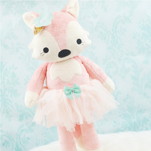 In the Hoop Fiona Fox Doll Machine Embroidery Design