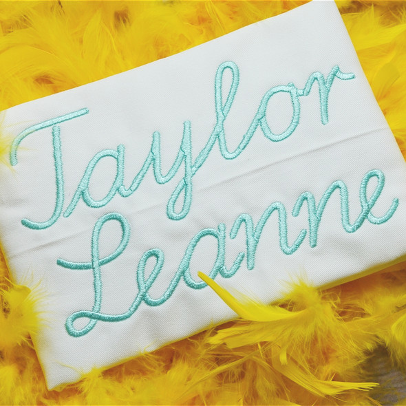 Taylor Embroidery Font Machine Embroidery Design