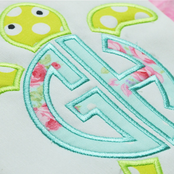 Sea Turtle Monogram Alpha