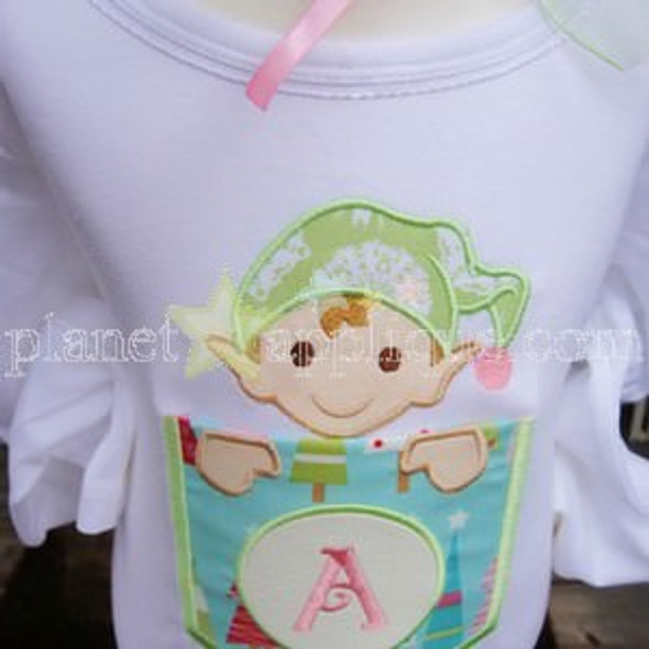 Elf Pocket Alphabet Embroidery Font Design