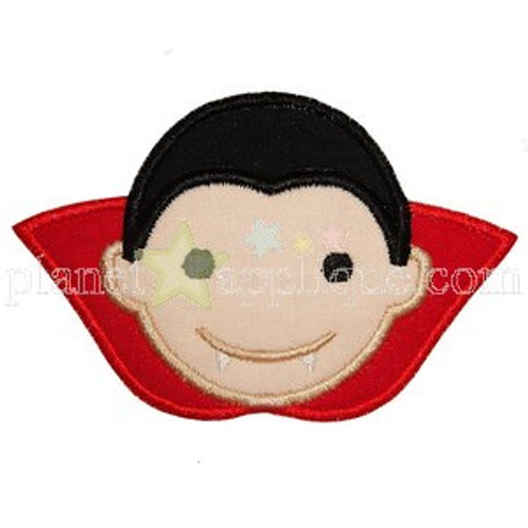 Free Vampire Applique Machine Embroidery Design