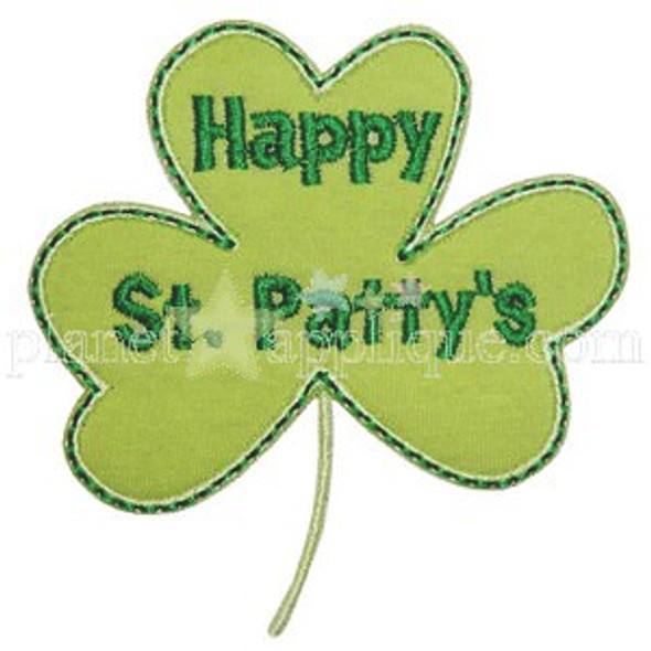 Shamrock Applique Embroidery Design