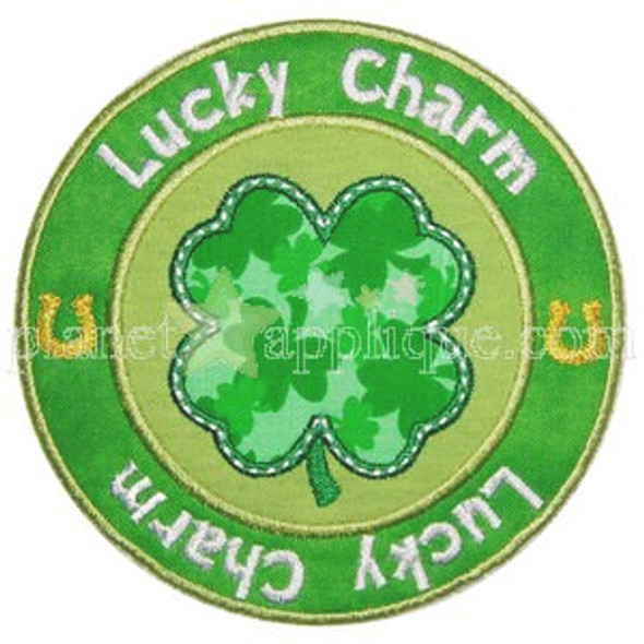 Lucky Seal Applique Machine Embroidery Design