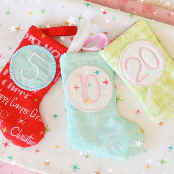 In the Hoop Advent Stocking Set