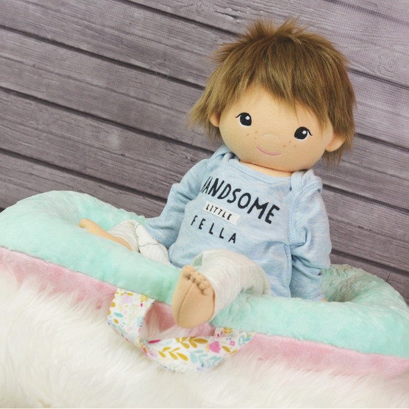 In the Hoop Doll Bed Machine Embroidery Design