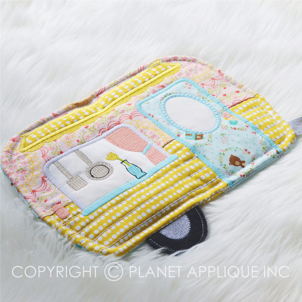 Camper RV Machine Embroidery Design For Beginners