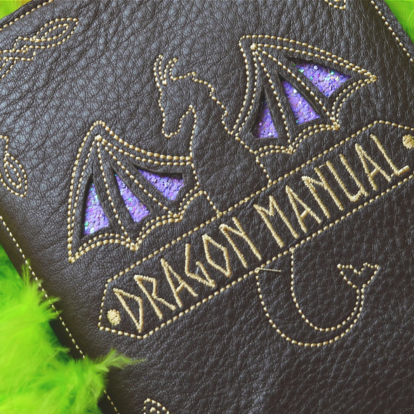 Train Your Dragon Book Machine Embroidery Design Gift