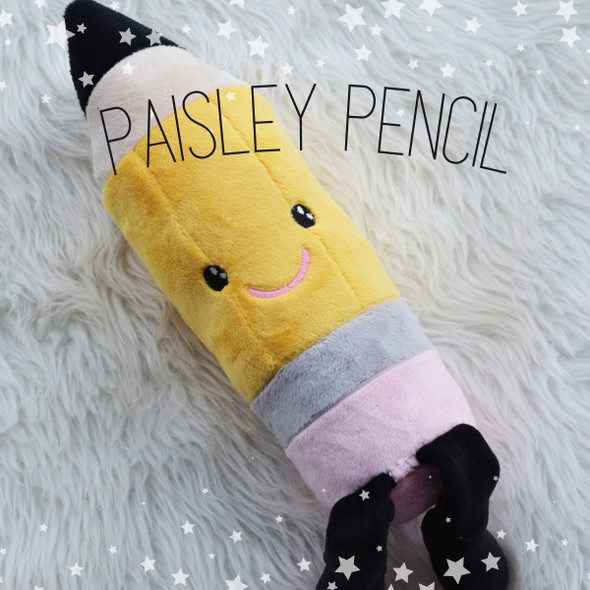 Back to School Pencil Machine Embroidery Design Project Craft