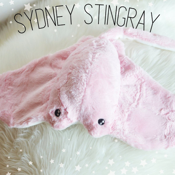 In the Hoop Sydney Stingray Plush Design for Machine Embroidery
