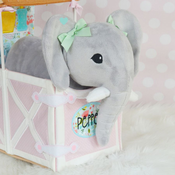 In the Hoop Emily Elephant Plush