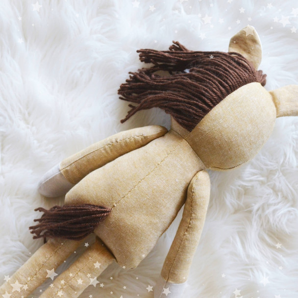 Harriette Horse Pony Unicorn Doll Plushie Machine Embroidery Design Project