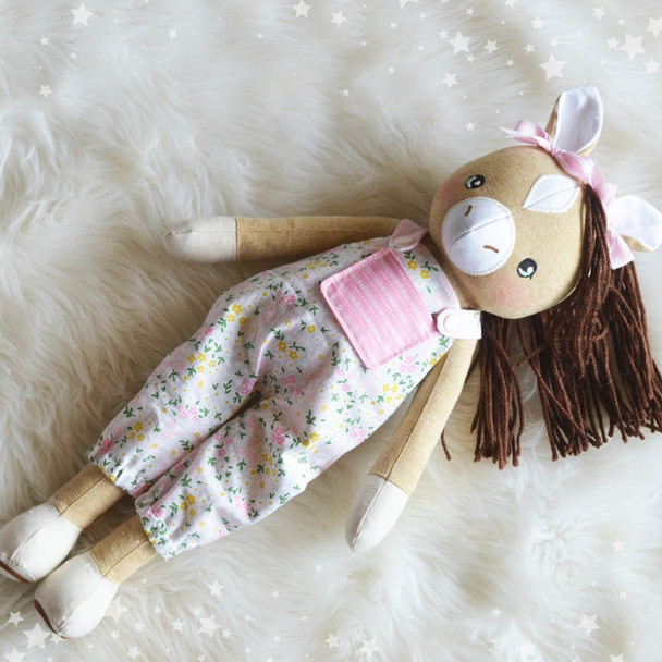 Harriette Horse Pony Unicorn Doll Plushie Machine Embroidery Design Project