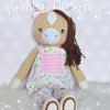 Harriette Horse Pony Unicorn Doll Plushie Machine Embroidery Design Project