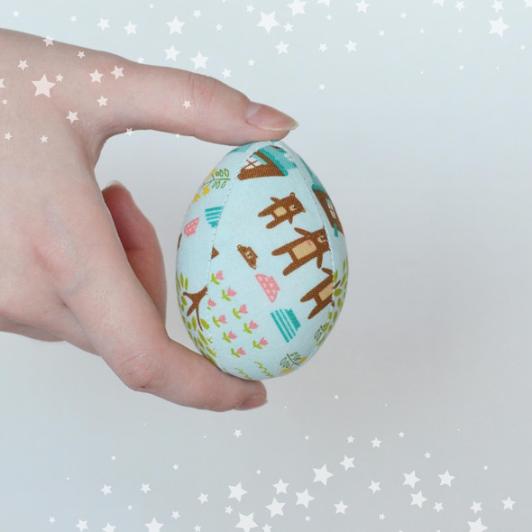 In the Hoop Easter Eggs Plush Cloth Fabric Design For Machine Embroidery