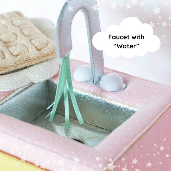 In the Hoop Kitchen Sink Fridge Design For Embroidery Machines Felt Food Play Pretend