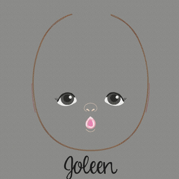 Joleen Doll Faces Addon Machine Embroidery Design