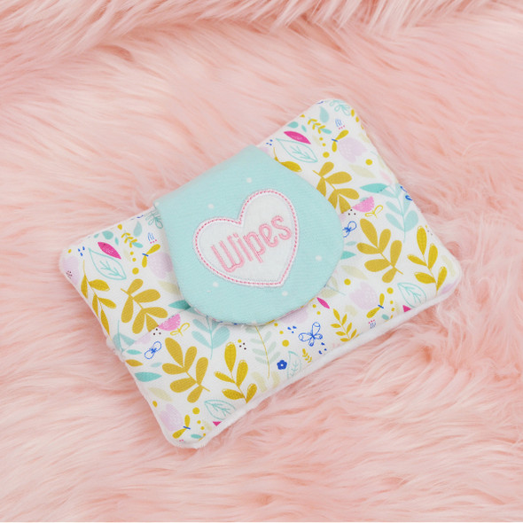 In the Hoop Baby Wipes Case and Wipes Machine Embroidery Design