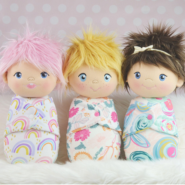 In the Hoop Swaddle Sweeties Machine Embroidery Design