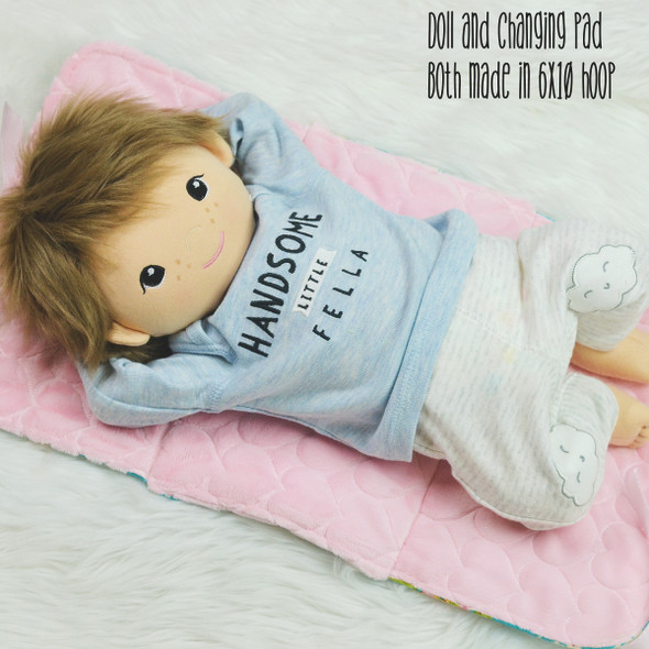 In the Hoop Baby Changing Pad