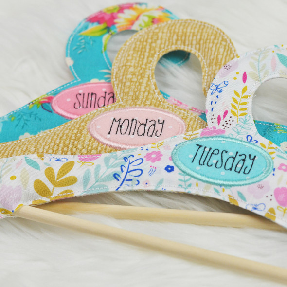 In the Hoop Doll and Baby Clothes Hangers Machine Embroidery Design