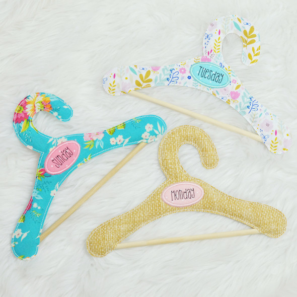 In the Hoop Doll and Baby Clothes Hangers