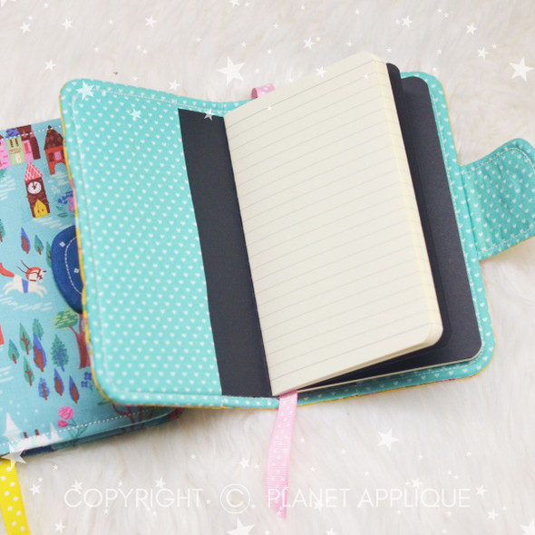 In the Hoop Lined Journal Notebook and Wallet Embroidery Machine Design