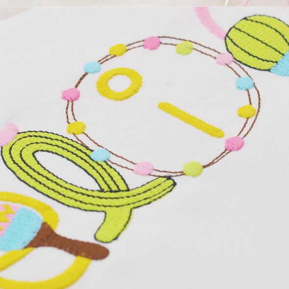 Desert Embroidery Font Design