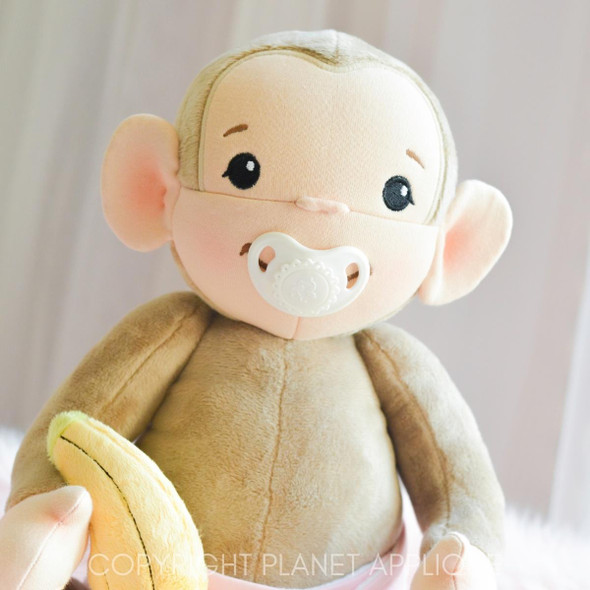 In the Hoop Mina Lou Monkey Machine Embroidery Design