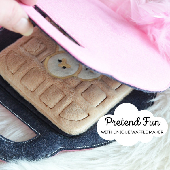 In the Hoop ITH Waffle Maker Felt Food Set Machine Embroidery Design